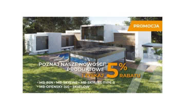 Aluprof przedłuża promocję - zyskaj 5% rabatu na nowości!